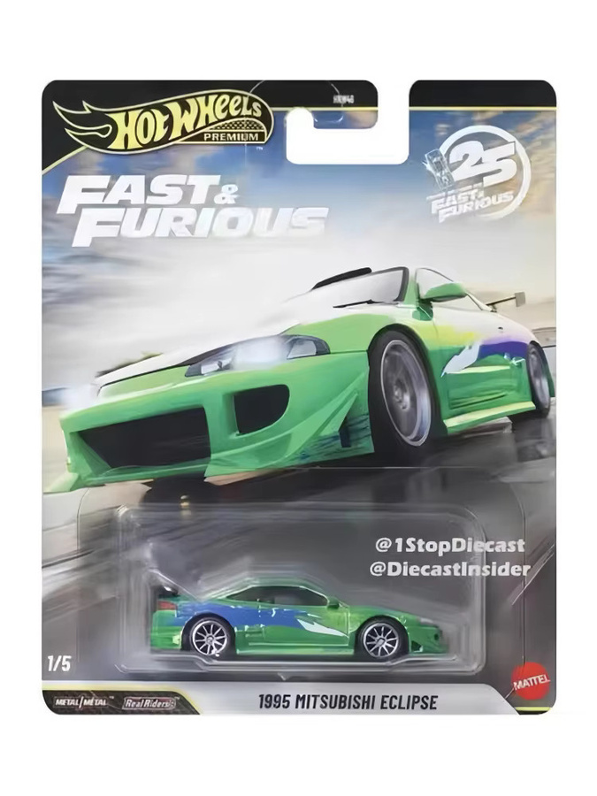 Hot Wheels Fast & Furious Mitsubishi Eclipse, Modellauto, Druckguss - Bild 7