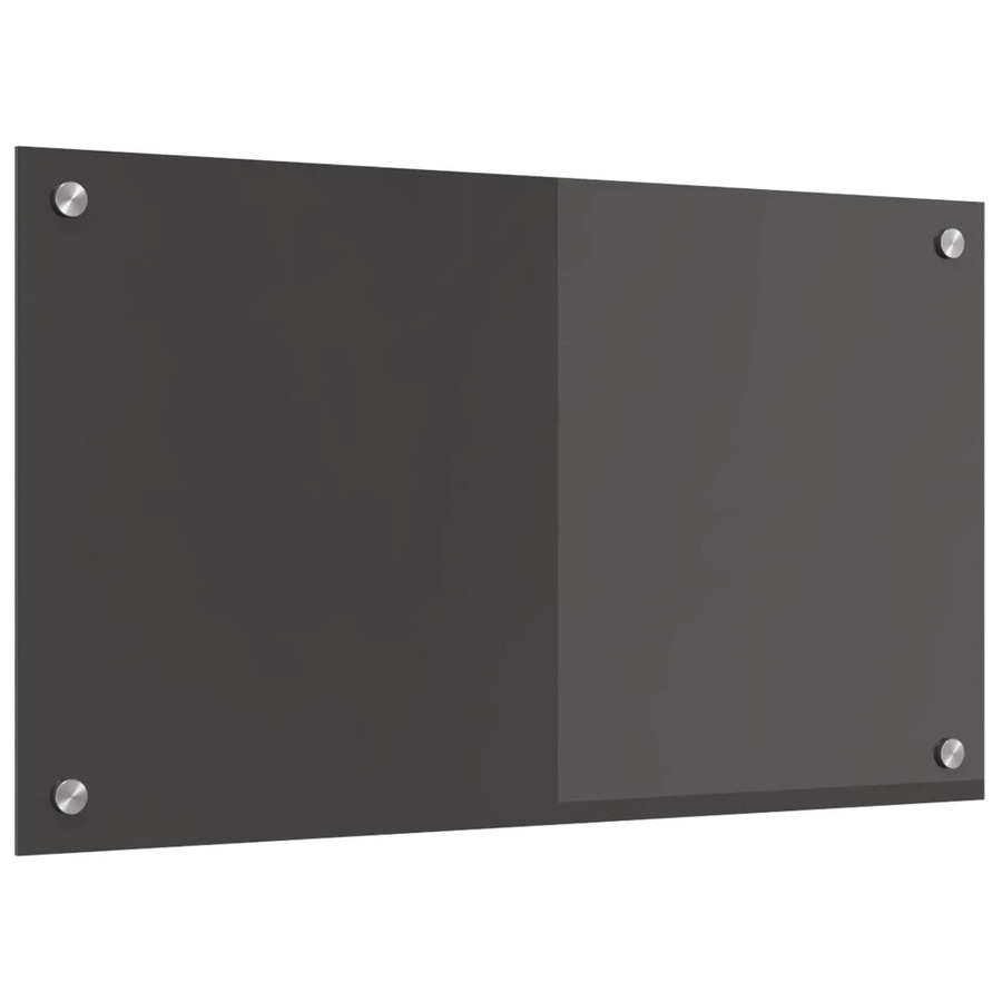 vidaXL Küchenrückwand aus gehärtetem Glas in Dunkelgrau, B/H: 70 x 40 cm, Tiefe: 0,6 cm - Bild 2