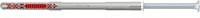 Fischer DuoXpand T Langschaftdübel aus Nylon, Farbe: Grau/Rot, Durchmesser: 10 mm, Länge: 200 mm, 50 Stück - Bild 1