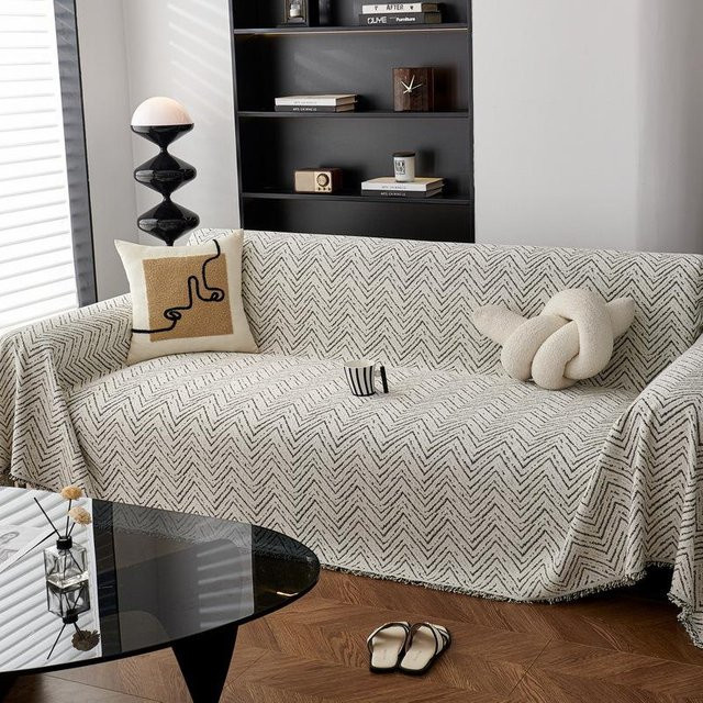 Luxus Chenille Sofa Überwurf Anti-Katzenkralle Sofa Decke B: 180 cm, T: 130 cm - Bild 1