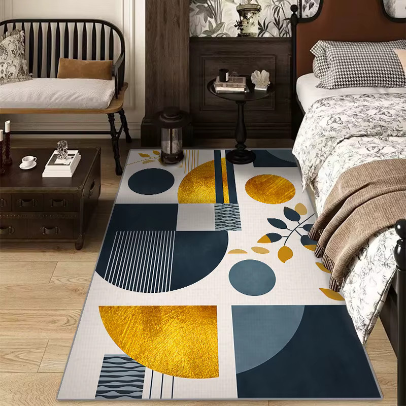 VIKAMA Moderner rutschfester Teppich in Mehrfarbig, rechteckig, ideal für Wohnzimmer und Schlafzimmer - Bild 3