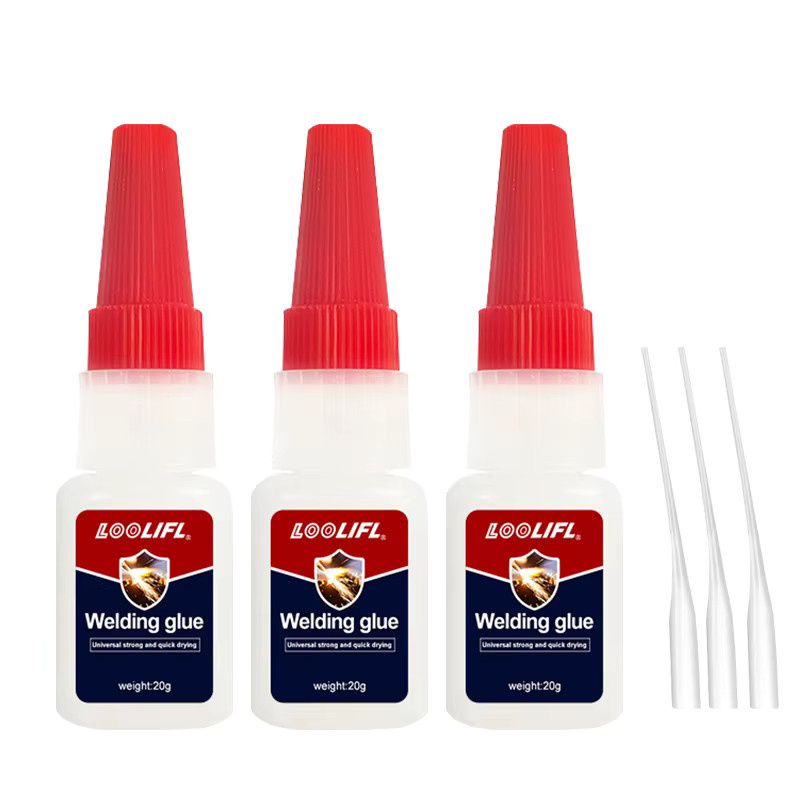 LOOLIFL Weihnachtskleber für Schneeflocken und Lebkuchenhausdekoration, Weiß, 20 g - Bild 6