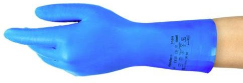 Ansell AlphaTec Chemikalienhandschuhe aus Nitril in Blau mit EN 388 und EN 374 Zertifizierung - Bild 1