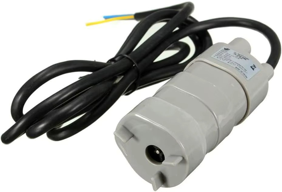 HiLetgo DC-Wasserpumpe als Tauchmotor für Aquarium, Teich und Springbrunnen, 600 l/h, 10 l/min, DC12 V, Grau - Bild 2