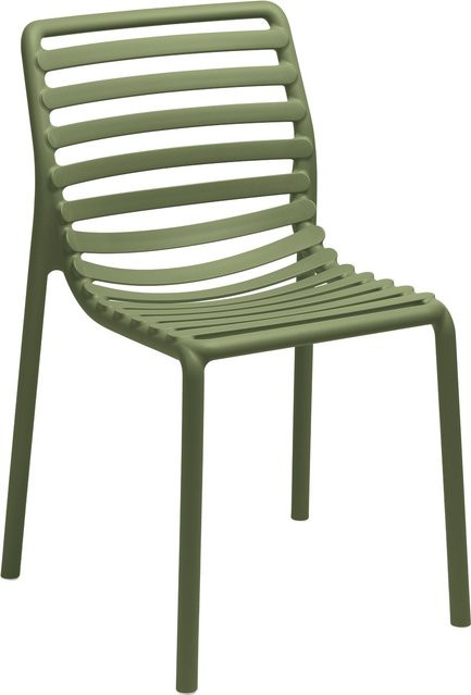 Nardi Doga Bistrostuhl aus Fiberglas in Grün Matt - Bild 1
