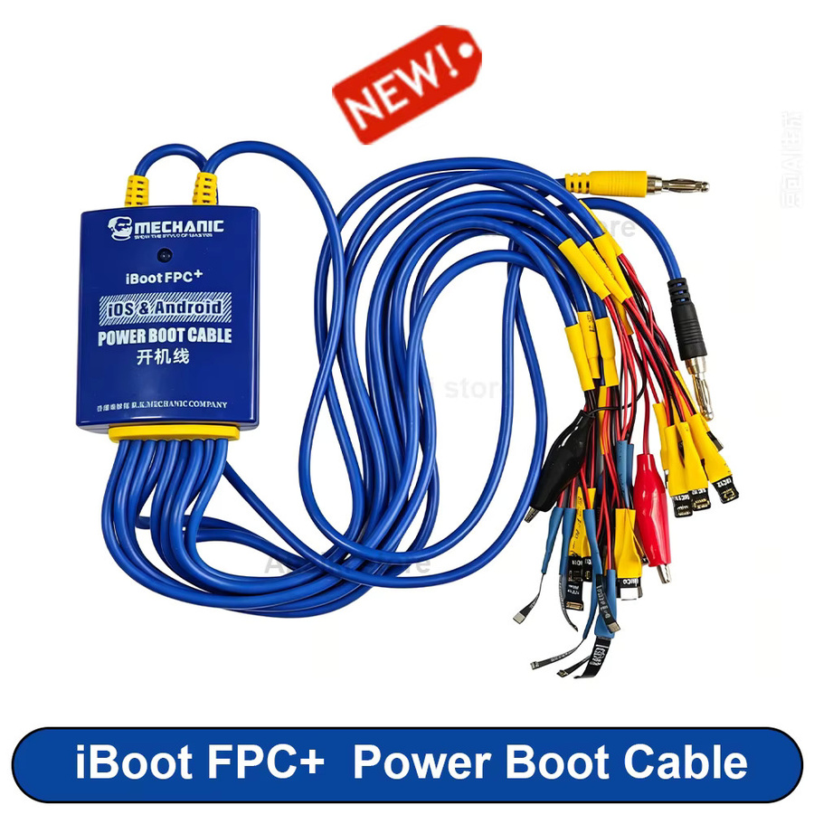 MECHANIC IBoot FPC+ Stromversorgungskabel in Blau für iPhone 6 bis 17PM, Android, Xiaomi und Samsung zur Reparatur und zum Testen von Mobiltelefonen - Bild 4