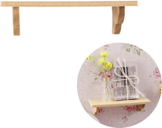 DIAPER&CORED Wandregal Modell, Holz, 1-teiliges Set, 1:12 Miniatur - Bild 1