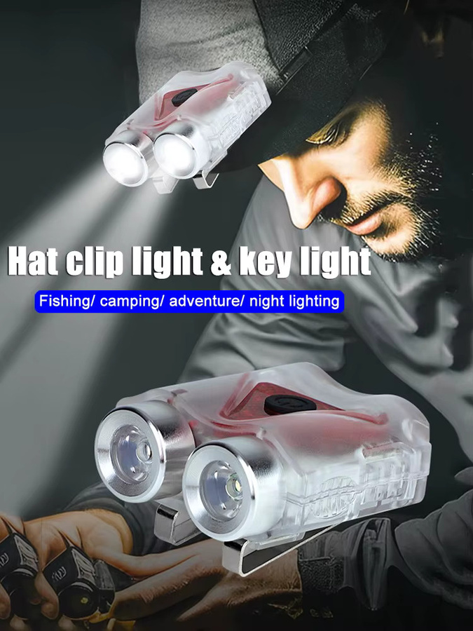 ZHIYU Mini LED Taschenlampe mit USB-Ladefunktion und Clip für Outdoor, Camping und Angeln - Bild 5