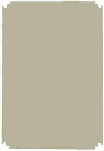 Schneider Electric NSYPMA105 Isolierende Polyester-Montageplatte für PLA-Gehäuse, Grau, B: 50 cm, H: 100 cm - Bild 1