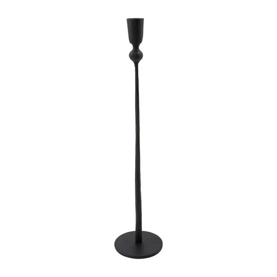 House Doctor Kerzenhalter Trivo in Schwarz aus Metall, minimalistisch und schlank, Höhe: 41 cm - Bild 1