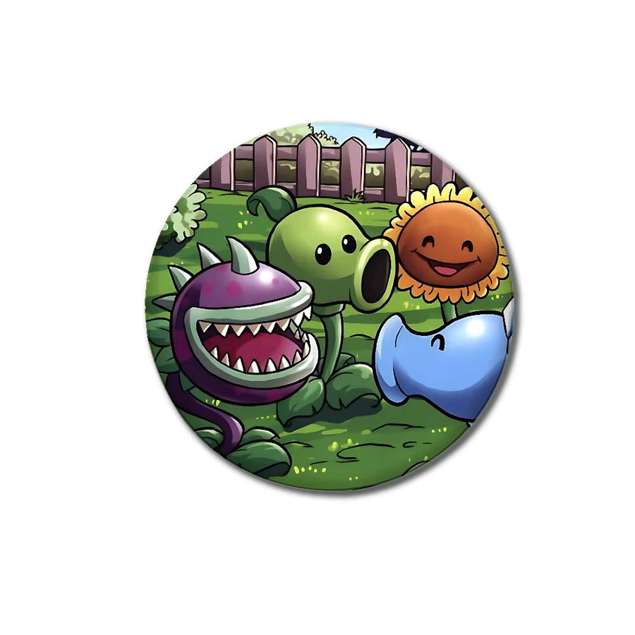 52TOYS T-PlantsI Vs S-Zombies Abzeichen, Metall, Bunt / Mehrfarbig - Bild 5