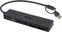 i-tec USB-C Metal HUB mit 2x USB 3.0 und 2x USB-C, USB 3.2 Gen2 10 GBit/s, Schwarz - Bild 1