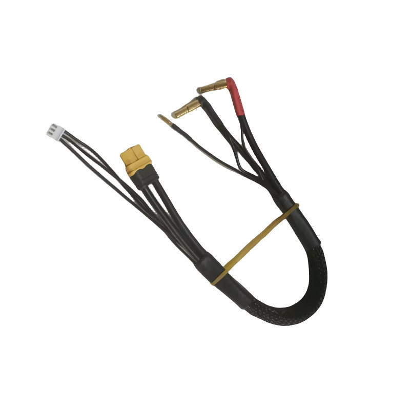 Hengfuntong-Elec Hochstrom 2S RC Auto Hardcase LiPo Akku mit XT60 Gold-Steckern und JST-XH3P in Schwarz - Bild 2