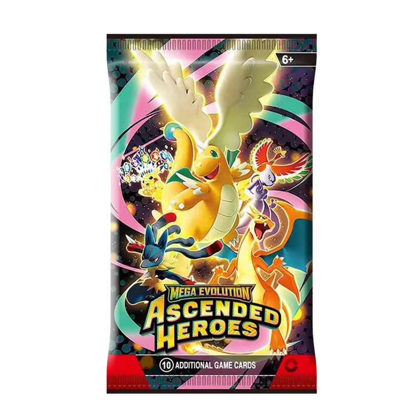 Bandai Pokémon Mega Evolution Ascended Heroes Phantasmal Flames Destined, Englische Booster-Kampfkarten, Nachfüllpack - Bild 2