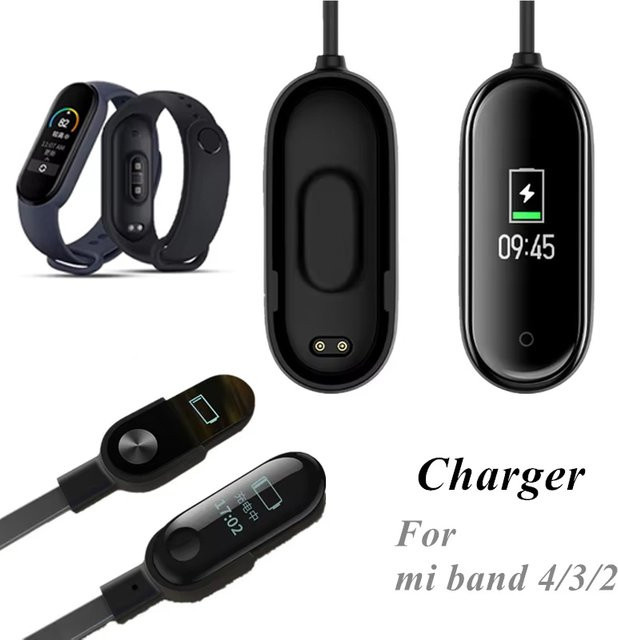 Magnetisches Xiaomi Mi Band Ladegerät USB-Ladekabel für Mi Band 7 Pro, 6, 5, 4, 3 in Schwarz - Bild 1