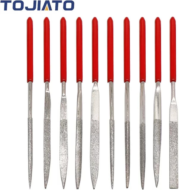 Tojiato Entgrat-Kit für 3D-Drucker mit Cutter, Schaber, Gravurnadel und Schleifwerkzeugen aus Metall - Bild 1