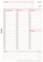 Chronoplan Kalender-Einlage 2027 DIN A5 in Weiß mit Wochen- und Jahresübersicht - Bild 1