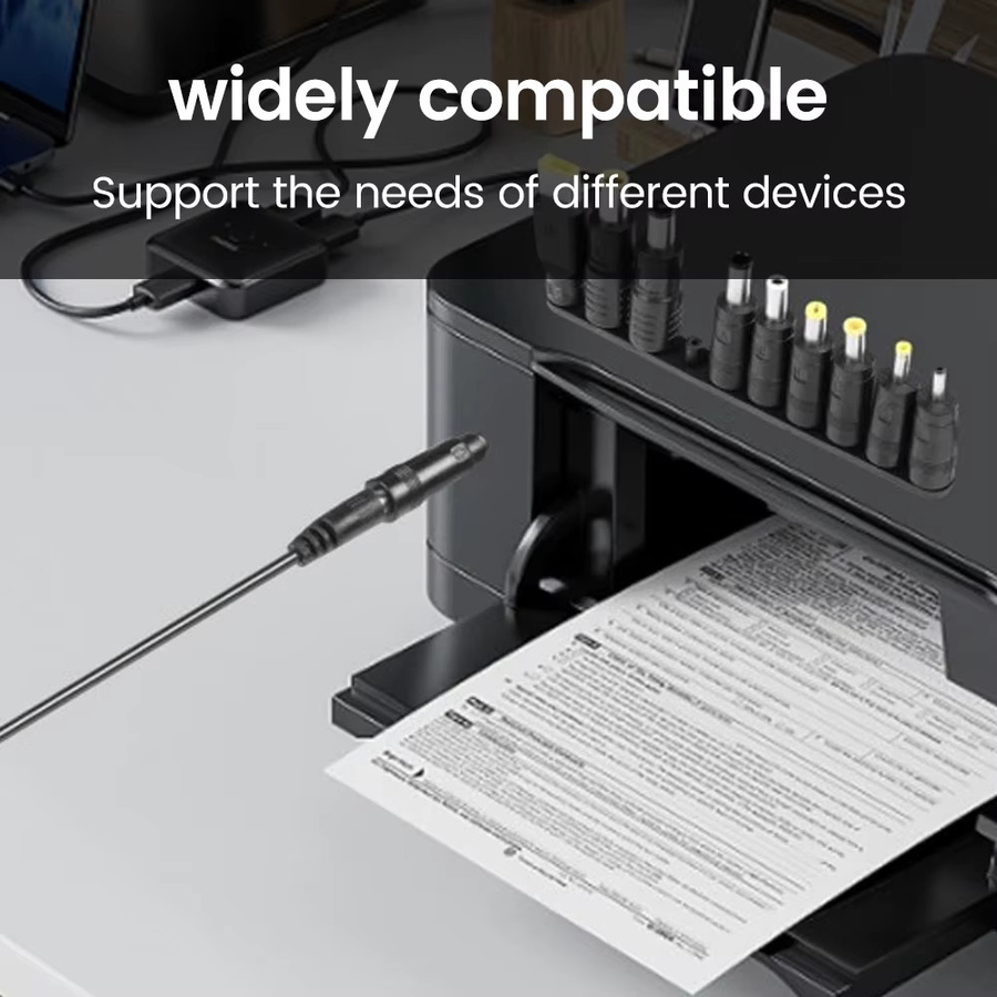 Elough USB-C auf DC Boost Step-up Kabel für WiFi Router und Laptop, Schwarz - Bild 4