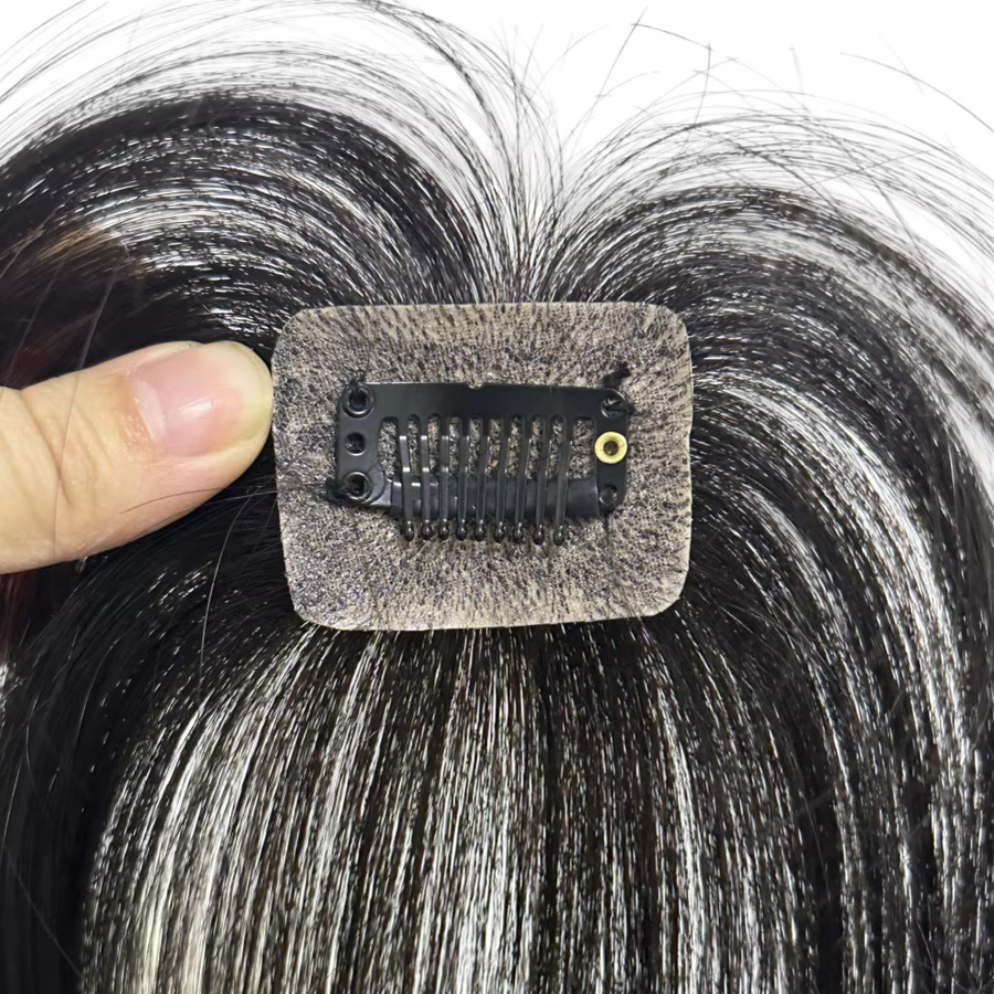 Satifresion Clip-in-Haarverlängerungen Mini-Pony aus Echthaar, Damen - Bild 4