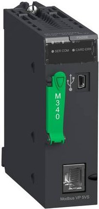 Schneider Electric BMXP342000 Erweiterungsmodul mit Ethernet/LAN in Schwarz - Bild 1