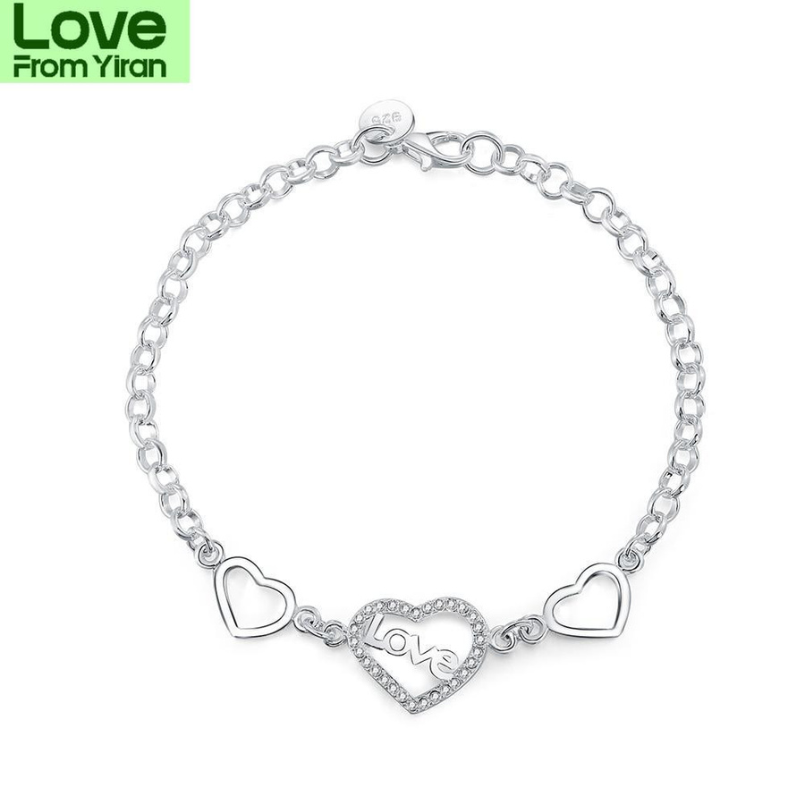 YIRAN Jewelry Armband, 925 Silber, Zirkonia, Damen - Bild 3