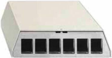 Rutenbeck Patch-Panel Cat.6 mit 6 Ports für Ethernet/LAN in Weiß - Bild 1