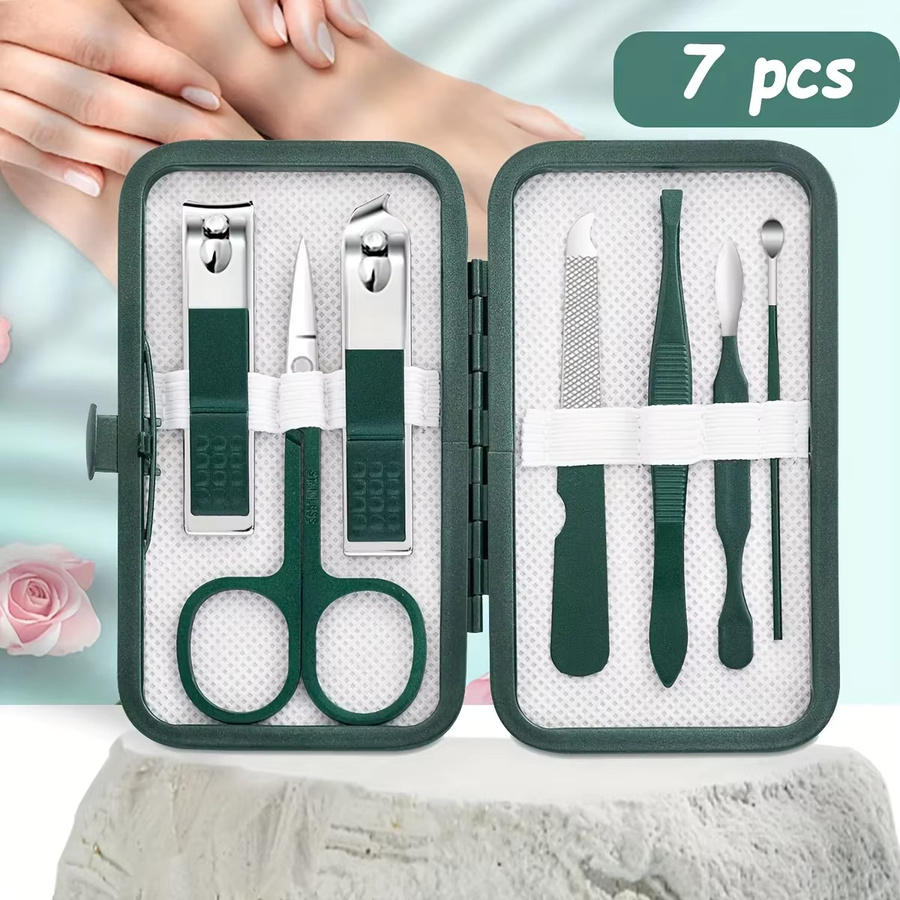 Ouriner Nagelknipser und Pediküre-Set, Edelstahl, Unisex - Bild 5