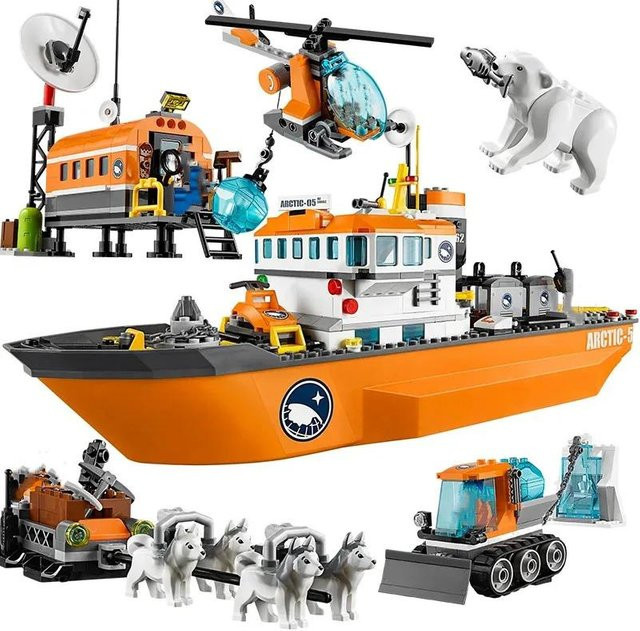 Linyi toy Arktis Stadtgebiet, MOC Set, ab 6 Jahren - Bild 1