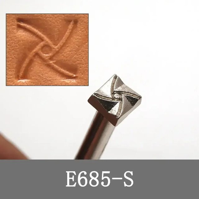 Trend Aura Lederprägestempel Set aus Messing und Metall in Silber für Lederarbeiten und Sattelherstellung - Bild 1