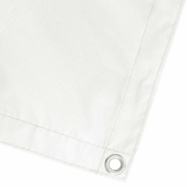 vidaXL Balkon Sichtschutz aus Polyester mit PU-Beschichtung in Weiß, Höhe: 180 cm, Breite: 700 cm - Bild 1