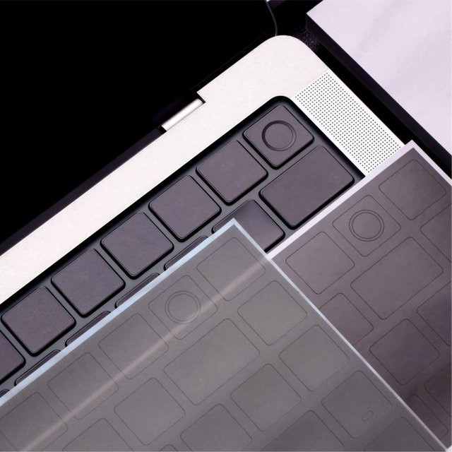 Apple MacBook Tastaturaufkleber für MacBook Air und MacBook Pro 13-16 Zoll, grau und transparent, US-Version - Bild 1