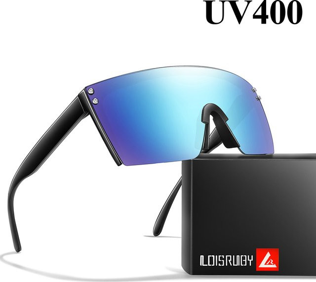 LOISRUBY Sportsonnenbrille, quadratisch, Unisex, Kunststoff - Bild 1