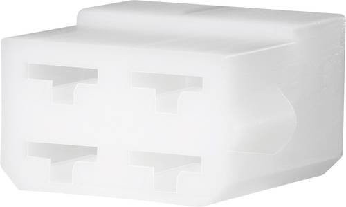 TE Connectivity FASTIN-FASTON Buchsengehäuse Kabel in Weiß, 4 Polzahl, Rastermaß: 10.80 mm, 180900 - Bild 1