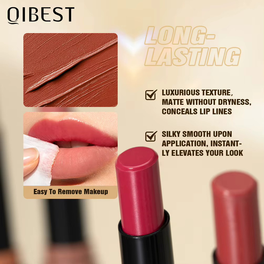 QIBEST Lippenstift-Set, Matt, Unisex - Bild 4