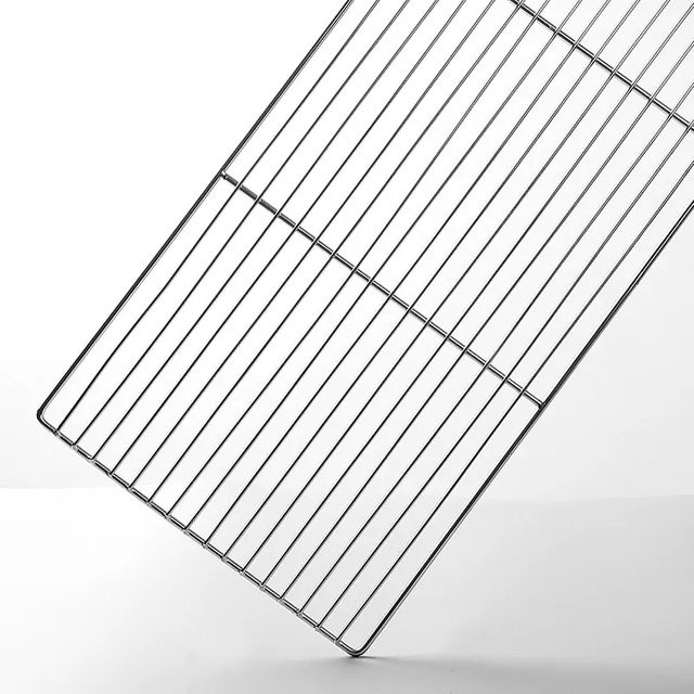 HQ GM01 Grillrost aus Edelstahl für Holzkohle, Rechteck, Silber, Breite: 60 cm - Bild 1