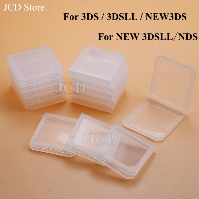 5 oder 10 Stück transparente Staubschutz-Abdeckungen aus Kunststoff für Nintendo New 3DS, New 3DS LL und NDS Spielpatronen - Bild 1
