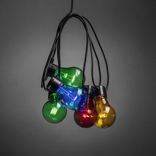 Konstsmide LED-Lichterkette RGB Multicolour in Schwarz mit 4,8 W und IP44 Schutz - Bild 2
