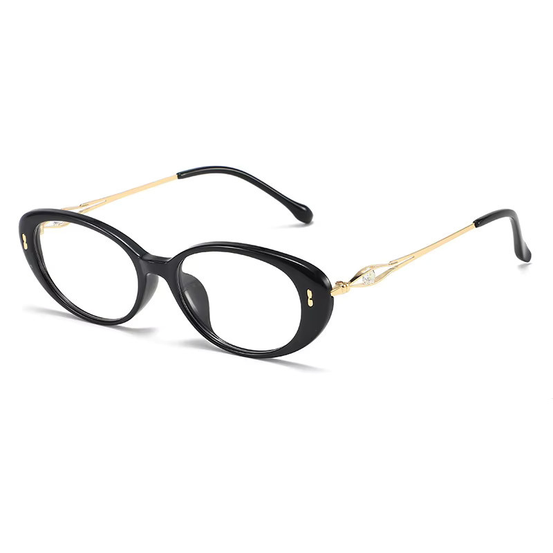 VABBON 9521 Lesebrille, Cat-Eye, Vollrand, Damen, schwarz - Bild 2