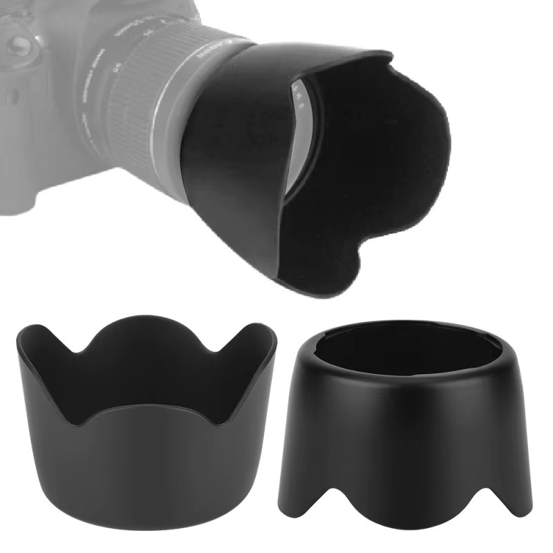 Canon ET-60II Kamera-Objektivhaube in Schwarz für 75-300mm f/4-5.6 III USM und EF-S 55-250mm IS Objektive - Bild 6