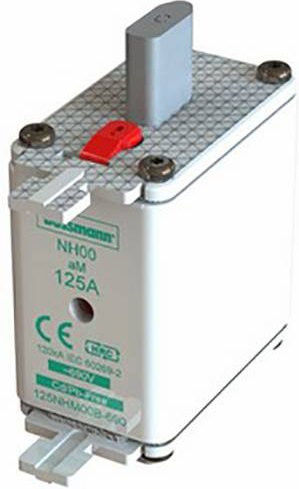 Eaton NH-Sicherung 80NHM00B-690 mit mechanischer Sicherungsanzeige, Größe 00, 80A, 690V, 3er-Set, Weiß - Bild 1