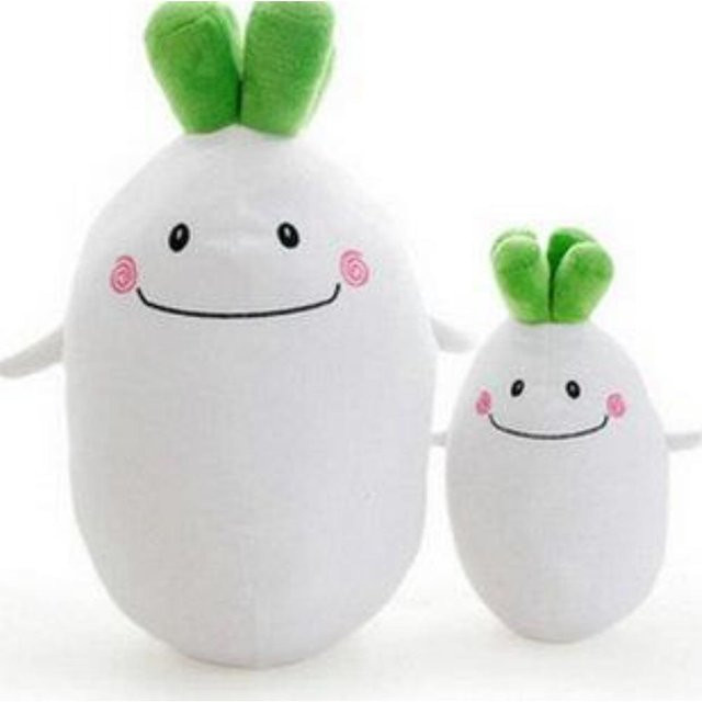 Koreanischer Liebesrettich Wurfkissen, Weißrettich-Puppe, Plüschtiere, 70cm - Bild 1
