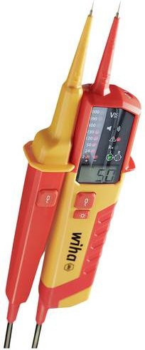 Wiha Spannungs- und Durchgangsprüfer CAT III 1000 V / CAT IV 600 V in Rot - Bild 1