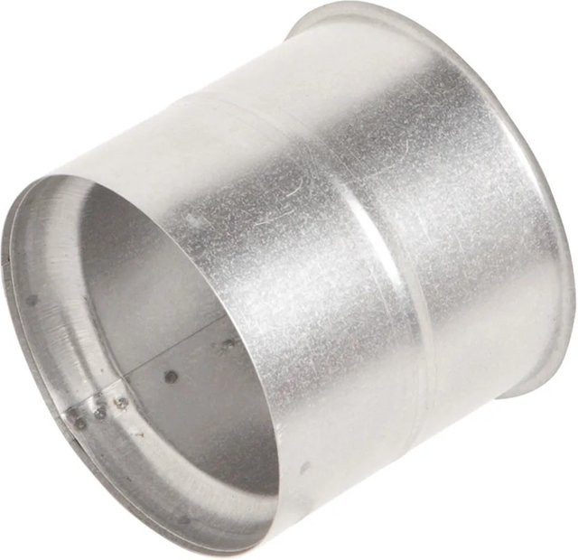 OBI Wandfutter aus Kunststoff in Silber, Durchmesser: 120 mm - Bild 1