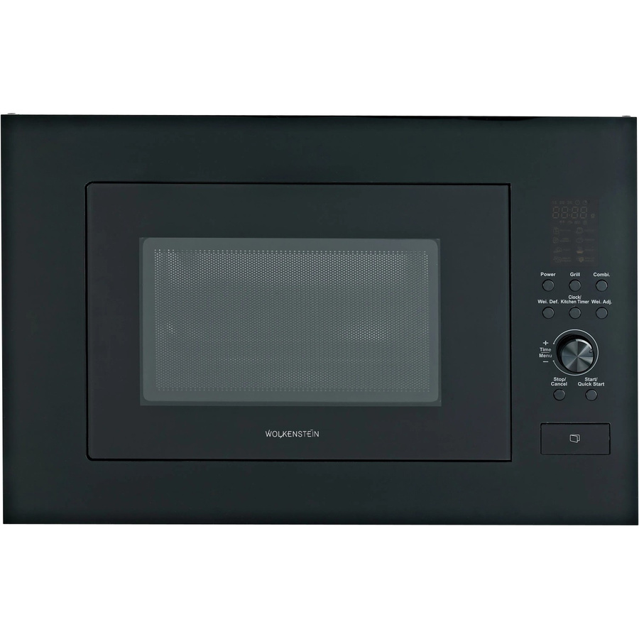 Wolkenstein Einbaumikrowelle WMW900-25GB EB in Schwarz mit Grill, 900W Mikrowelle und 1000W Grill, LED-Display und Automatikprogrammen - Bild 2