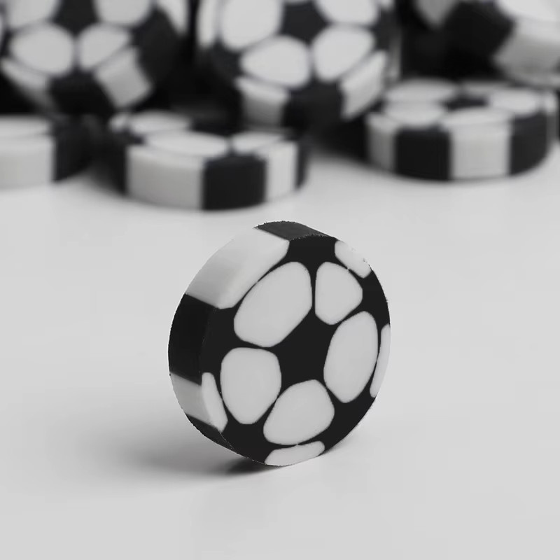 Mini-Radiergummis in Fußballform für Kinder, Mehrfarbig, Durchmesser: 2,4 cm, 10 Stück - Bild 6