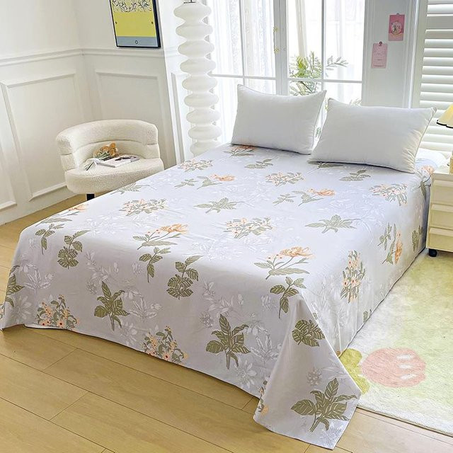 Bestbags Spannlaken mit Blumendruck in Multicolour, Breite: 120 cm, Tiefe: 230 cm - Bild 1