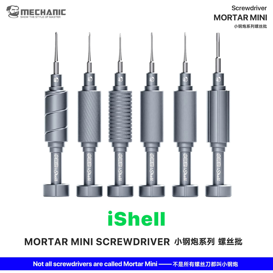 Mechaniker IShell MAX 6in1 Präzisionsschraubendreher Set für iPhone Demontage mit Pflaumenblütenkreuz - Bild 2