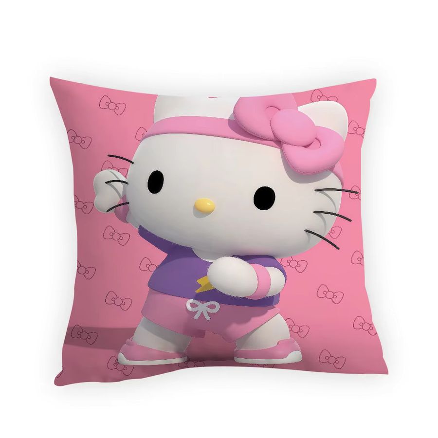 Sanrio K-Kitty Kissenbezug mit süßem Kawaii Cartoon Katzen-Design für Sofa und Wohnzimmer - Bild 6