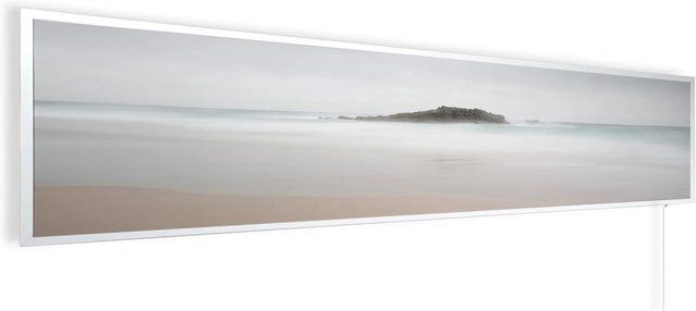Könighaus Infrarotheizung Panorama Buena Vista Nebelschwade in Weiß, B: 120 cm, H: 30 cm, T: 30 cm - Bild 1