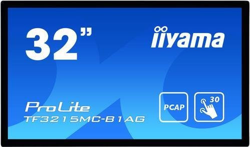 iiyama ProLite TF3215MC-B1AG LED-Monitor mit Touchscreen, 31.5 Zoll Full HD, offener Rahmen, Schwarz - Bild 1